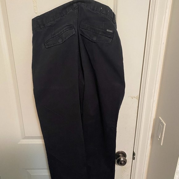 EDC Navy Blue Straight Fit Chinos - Picture 2 of 2